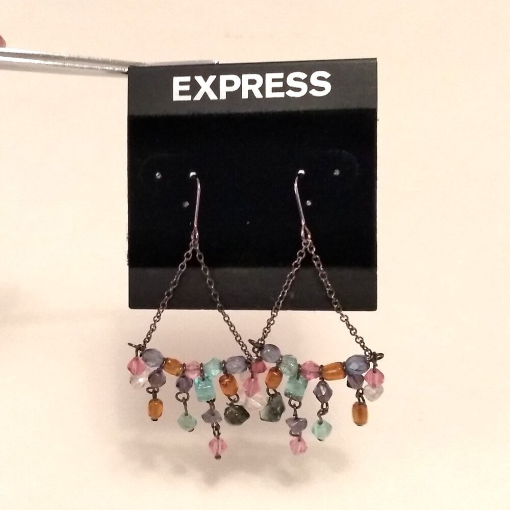 NEW Handcrafted Multi-color Beads Drop Earrings Women Fashion Jewelry Gifts